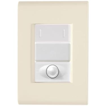 Imagem de Cj Interruptor paralelo + Dimmer ajustável Liz Bege completo pronto