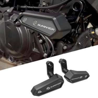 Imagem de PARA Eliminator500 SE eliminator500 se 2025 2024 2023 Acessórios Bola anti-queda Corpo do motor da motocicleta Bola de segurança Haste antiqueda Deslizante do corpo Borracha antiqueda (preto)