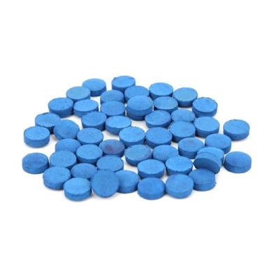 Imagem de 50pcs de Couro de Couro Bilhar Dicas de Sugestão Substituição Com Caixa de Armazenamento, 9 Mm/10mm/13mm Disponível, Material Elástico de para um Melhor Controle de Bola (9mm)