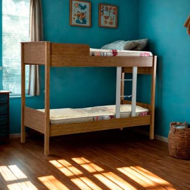 Imagem de Beliche Cama Solteiro Ditália Com Colchão CM-21 Diamond