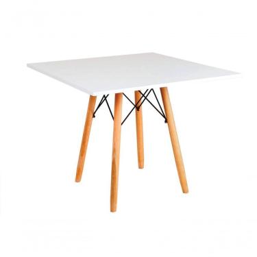 Imagem de Mesa Eames Eiffel Quadrada 90 Cm - Branca