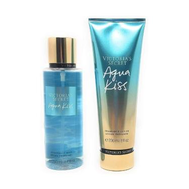 Imagem de Victoria Secrets Aqua Kiss Creme + Body Splash Lotion 236ml