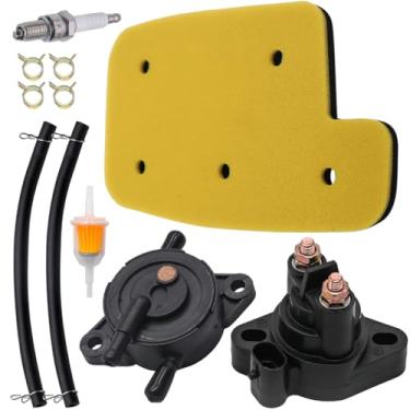 Imagem de JDLLONG Filtro de ar 0470-663 0470-494 para Arctic Cat 400 500 650 H1 650 V2 TRV TBX Prowler 650 H1 4x4 automático 2004-2014 com bomba de combustível e relé solenoide de partida