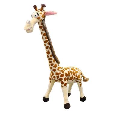 Imagem de Boneca de pelúcia com girafa de pelúcia, 55 cm, estilo desenho animado