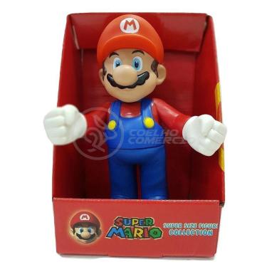 Imagem de Boneco Mario Grande Super Size 23Cm - Super Mario