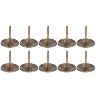 Imagem de Estofamento de unhas decoração de sofá, estampa de tartaruga de ferro, acessórios de roupas diy, caixa de madeira retrô, decoração de bronze 19mm 30 peças