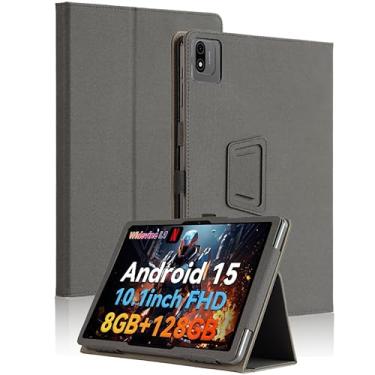 Imagem de [YUXELI] Capa para tablet Headwolf W6 de 10,1 polegadas, capa protetora, pulseira portátil, fácil de segurar, função de suporte, vários ângulos, portátil, resistente a choques