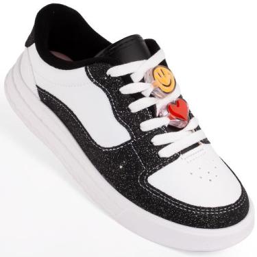 Imagem de Tênis Molekinha Menina Infantil Kids 2575-107 Moda Original, Preto gli