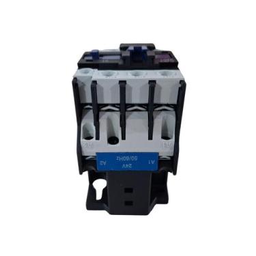 Imagem de Contator Tripolar 24V, 220/380V, 15kw, 32A 50/60HZ - MTM