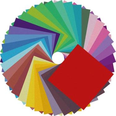 Imagem de Papel Origami BUBU 15 cm, quadrado, 500 folhas, 20 cores vivas