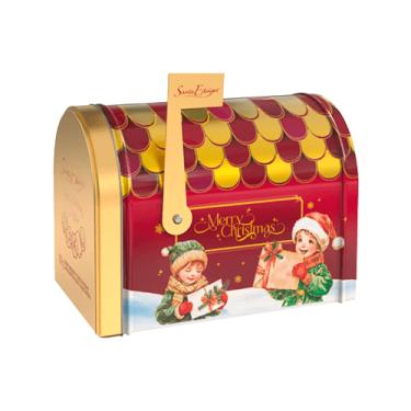 Imagem de Cesta de Natal Christmas Dolls Sortido Santa Edwiges 1,1kg Lata Decorativa Edição Natalina