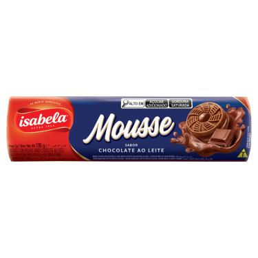 Imagem de Biscoito Recheado Chocolate ao Leite Isabela Mousse 130g