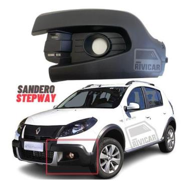 Imagem de Grade Moldura Milha Sandero Stepway 2012 2013 2014 - notari parts, Pre