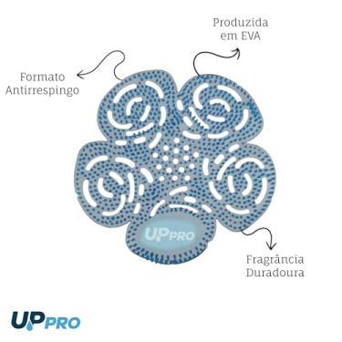 Imagem de Tela Antirrespingo p/Mictório UPPRO - Perfume Marine Azul - Higiene Profissional
