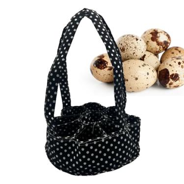 Imagem de Cesta de coleta de , organizador de coleta com 7 bolsas, para de gansos de jardim, para Páscoa, casa, fazenda, cozinha, jardim, dona de casa