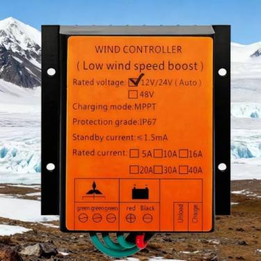 Imagem de HYZHANHONG Regulador de Carga de Bateria 5000W - Controlador Regulador Híbrido MPPT DC/AC 12V 24V 48V para Turbinas Eólicas e Geradores Solares (Amarelo),Yellow,220V