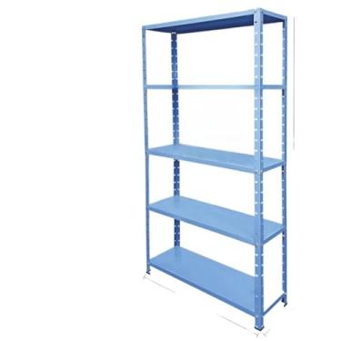 Imagem de Estante 5 prateleiras aço 25cm multiuso(Azul)