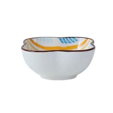 Imagem de Tigela para molho Tigelas de cerâmica para molho e travessas para soja são usadas para mergulhar aperitivos sushi