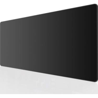 Imagem de Tapete de teclado de planilha grande estendida Excel, teclas de atalho, mouse pad com borda costurada antiderrapante