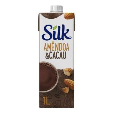 Imagem de Bebida Vegetal de Amêndoa & Cacau Silk 1k, Amêndoa e cacau, 1L