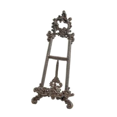 Imagem de Baoblaze Cavalete de Exibição, Suporte Decorativo para Livros, Organizador de Mesa para Presentes, Porta-Retratos, Ideal para Inauguração de Casa, Livros de, Marrom