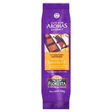 Imagem de Café Torrado e Moído Aromatizado Trufas de Chocolate FLORESTA 100g