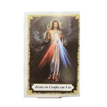 Imagem de Santinho de oração Jesus eu Confio em Vós ( venda por cento) - SJO Art