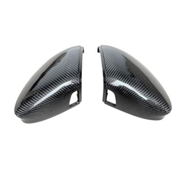 Imagem de Capa para espelho retrovisor lateral, compatível com Golf 8 MK8 GTE GTD R-Line 2020 2021, com orifício para assistente de ponto cego.(With Side Assist-1)