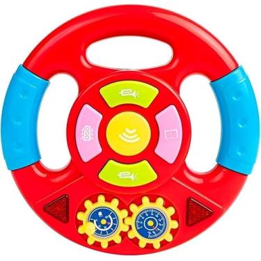 Imagem de Volante Interativo Infantil com Sons e Luzes – Brinquedo Educativo para Bebês – Estimula o Desenvolvimento Motor e Sensorial – Seguro e Resistente