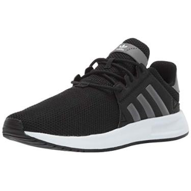Imagem de adidas Originals Tênis de corrida unissex para bebês X_PLR El, Preto/cinza/branco., 6 Toddler
