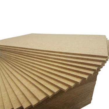 Imagem de Genérica, Placa Chapa MDF Cru 9 mm 35X35 cm Quadro Artesanato