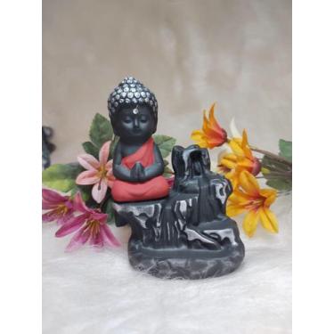 Imagem de Incensário Cascata - Buda - Vermelho - Buh Gigangas