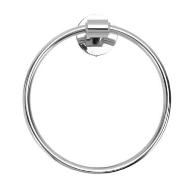 Imagem de Asixxsix Anel de Toalha de Banho, Suporte de Toalha de Mão Montado na Parede de Aço Inoxidável, Cabide de Toalha Resistente, Acessórios de Hardware de Banheiro, Toalheiros para Banheiro