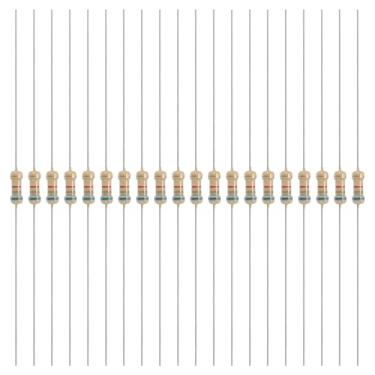 Imagem de YOKIVE 200 peças 1/4W (0,25 Watts) 6,8k Ohm 5% de resistor de filme de carbono, resistor fixo único de filme de carbono | Ótimo para dispositivos eletrônicos DIY, placas de circuito, sensores
