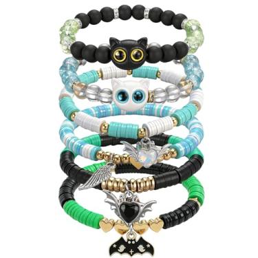 Imagem de Tondiamo 6 peças pulseira de mercadoria de dragão amizade BFF pulseiras combinando, joias clássicas de filmes de dragão, presentes branco e preto, presentes de festa, acessórios de fantasia para fãs