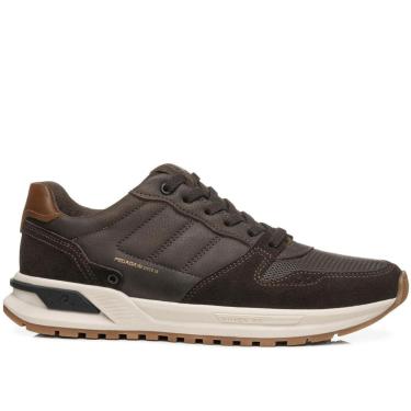 Imagem de Sapatênis Pegada Masculino em Couro Coffe 112103-06-Masculino