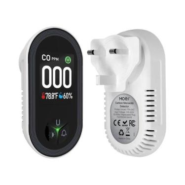 Imagem de Detector De Monóxido De Carbono 3 Em 1 Com Sensor De Temperatura E Umi