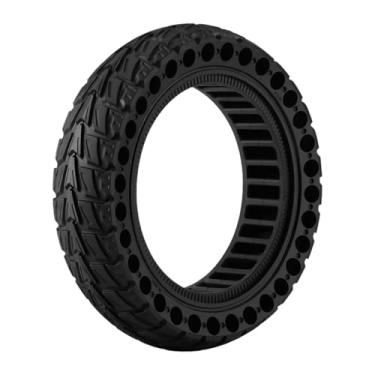 Imagem de Vaveren Rodas de substituição para scooters elétricas, robustas, profissionais, com pneus maciços de borracha em formato de colmeia, compatíveis com G30 e, Preto