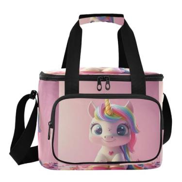 Imagem de Lancheira fofa Unicon rosa, Coleman Cooler, lancheira para adultos