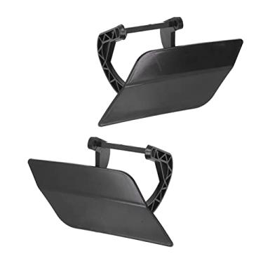 Imagem de Acouto 1 par de Substituição da Tampa do Bocal do Lavador Farol Para-choque Esquerdo Direito W204 C200 C280 C300 – Acabamento ABS Preparado Fácil Instalação