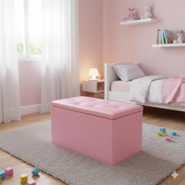 Imagem de Armazenamento médio, puff bau(ROSA)