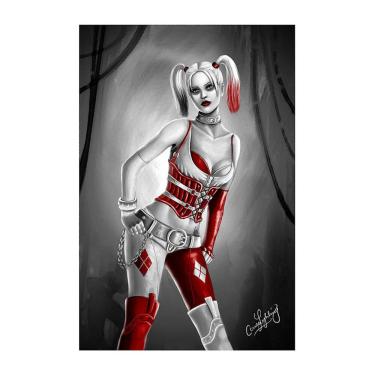 Imagem de Imagem de arte de parede de pôster Harleys Quinns Anime Art 40x50cm