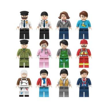 Imagem de Conjunto De Brinquedos De Bonecos De Polícia, Bombeiro, Enfermeira E P