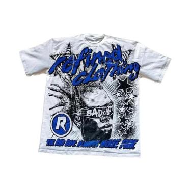 Imagem de Camiseta Casual Unissex Confortável De Algodão Com Estampa Gráfica Des