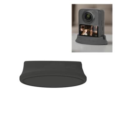 Imagem de Base de suporte de câmera para DJI OSMO 360, suporte de mesa estável antiderrapante, estabilizador adaptador de suporte de gimbal de base de silicone (versão preta para desktop)