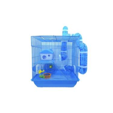 Imagem de Gaiola Pet Para Hamster E Roedores 2 Andares Com Drinker, Labirinto, C