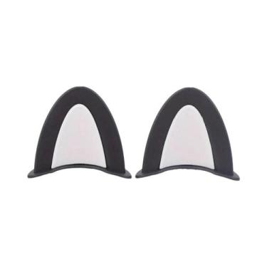 Imagem de Adesivo De Capacete De Motocicleta Com Orelhas De Gato 2PCS Decoração 