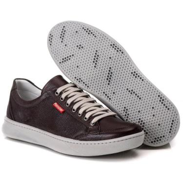 Imagem de Sapatênis Ranster em Couro Perfeito para Todas as Ocasiões, 40, Café