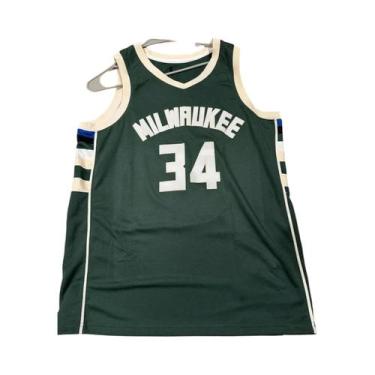 Imagem de Camisa Giannis confortável e respirável, basquete esportivo ao ar livr