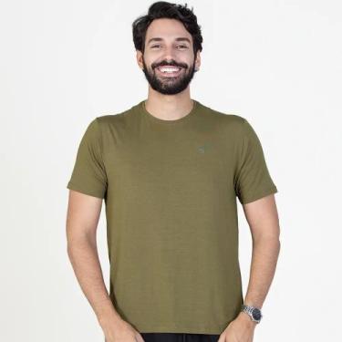 Imagem de Camiseta Casual Soft Zeiq Verde Oliva, GG
